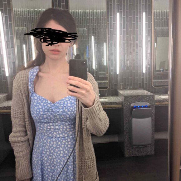 Periwinkle Floral & Other Stories Puffed Sleeve  Dress - Picture 2 of 2